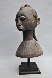 Extremely rare tribal FULANI head mask, YORUBA, Nigeria, 1900-1910