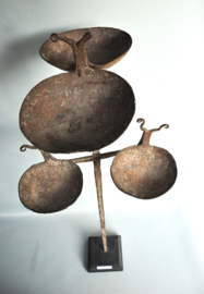 Dogon oil lamp from Mali, early 20th century - hand-forged ritual object