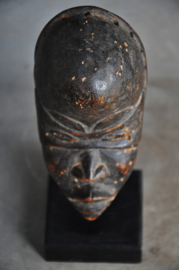 Aged passport mask of the DAN tribe, Liberia, approx. 1950