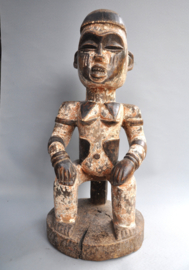 Large imposing female ancestor statue, IBO, Nigeria, ca 1970