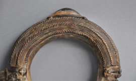 Oude tribale bronzen armband, Ghan, Burkina Faso, 1e helft 20e eeuw