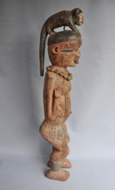 Indrukwekkend groot KUYU beeld - Congo-Brazzaville - 1960-70