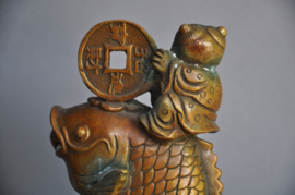 Bronze lucky statue, China, 1960-70