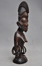 Ibedji tweelingfiguur, YORUBA, Nigeria, ca 1980