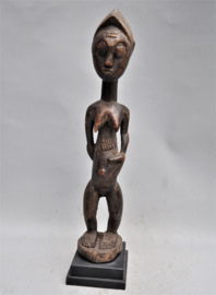 Older female statue of the BAULE, Ivory Coast, 1960-70