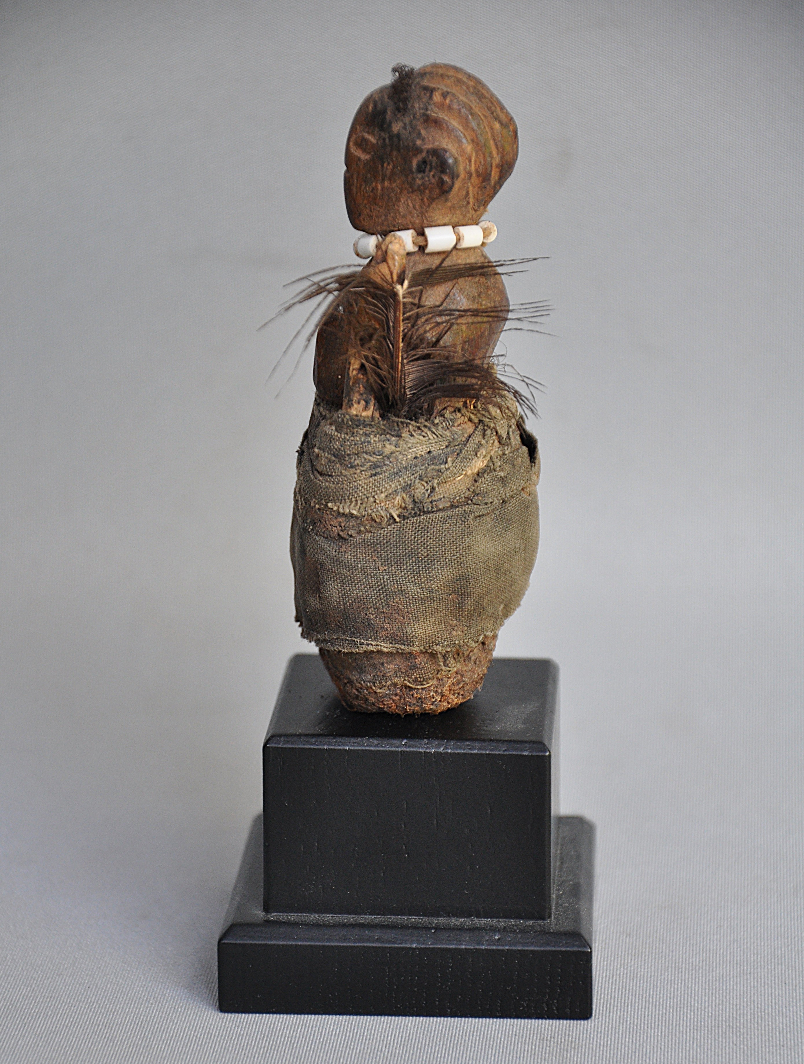Oud authentiek fetish beeldje, KUSU, DR Congo, 1920-1940