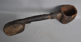 Ancient yak milk spoon, Nepal, ca 1900