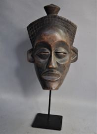 Facial CHOKWE mask, D.R. Congo, 2nd half 20th century