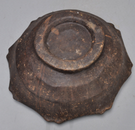 Large old tribally used wooden bowl, IFUGAO, Luzon, 1st half 20th century