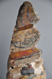 Zeldzaam Antiek Kolam-masker – Sri Lanka – ca. 1900-1920