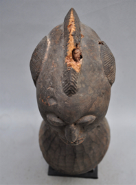 Extremely rare tribal FULANI head mask, YORUBA, Nigeria, 1900-1910