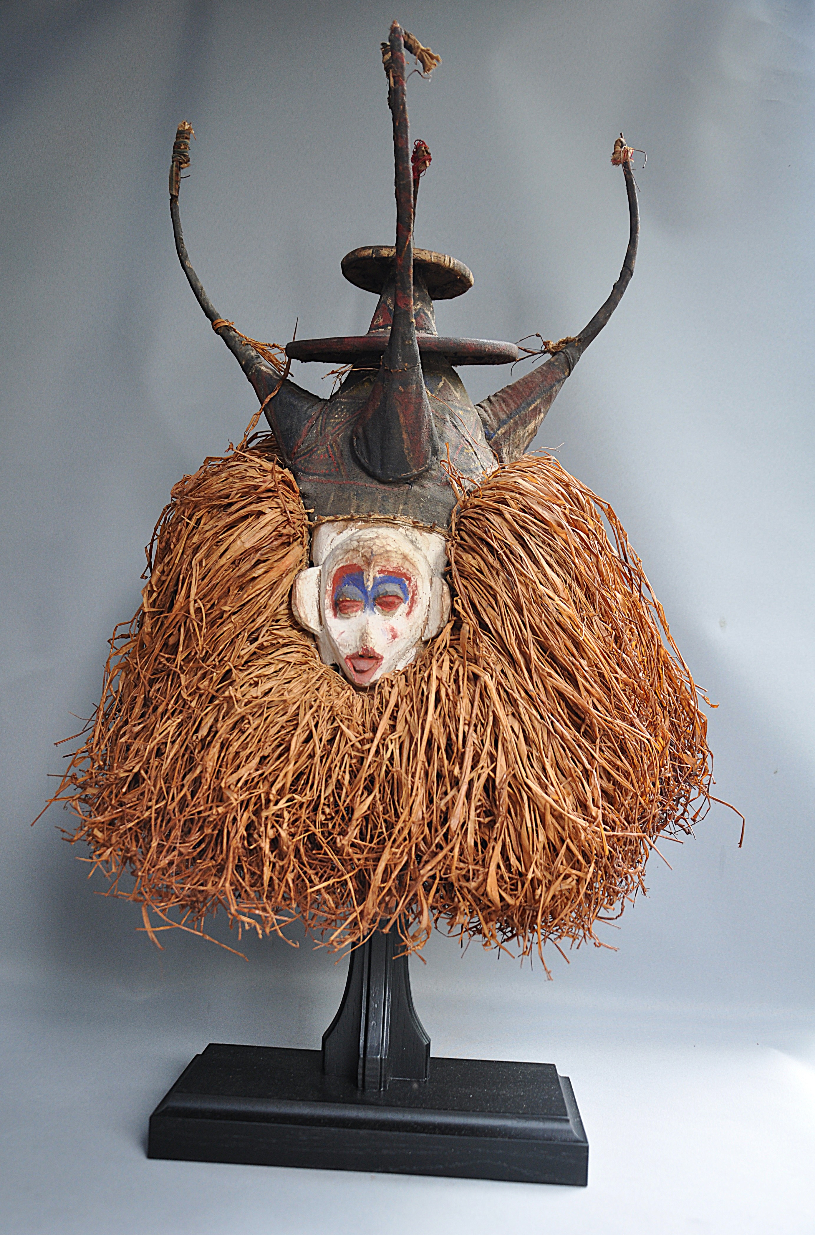Tribaal gebruikt initiatie masker, YAKA, DR Congo, 1940-50