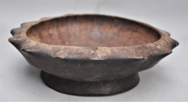 Old tribally used wooden bowl, IFUGAO, Luzon, 1st half 20th century