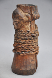 Very old tribally used altar statue of SUKU, DR Congo, 1920-30