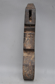 Large ghurra, churning stick holder, Nepal, 2nd half 20th century