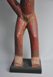 Vrouwelijk Baule Mbra Beeld - Rituele Kunst uit Ivoorkust