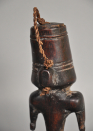 Rare! Old tobacco container, CHOKWE, DR Congo, 1900-1920