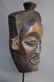 Facial CHOKWE mask, D.R. Congo, 2nd half 20th century