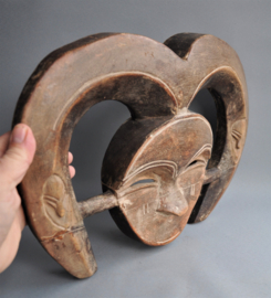 Masker van de KWELE, Gabon, 1970-80