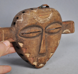 Tribal "PANYA NGOMBE" mask, PENDE, D.R. Congo, approx. 1960