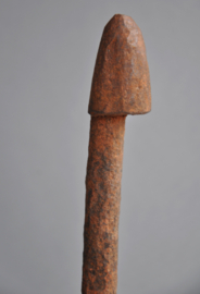 Old fer noir, PHALLUS, fertility statue, FON, Benin, ca. 1950