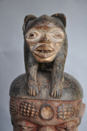 Indrukwekkend groot KUYU beeld - Congo-Brazzaville - 1960-70