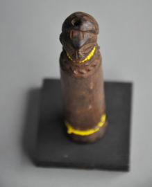 Tribaal beeldje; talisman/altaarbeeld, Luba spectrum, DR Congo, 1970-80