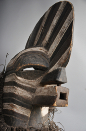 Strong Songye Kifwebe Kilume mask, DR Congo, 1960-70