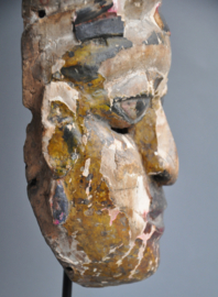 Zeldzaam Antiek Kolam-masker – Sri Lanka – ca. 1900-1920