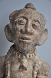 Rare! Terra cotta BOBO king's statue, Burkina Faso, mid-20th century