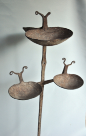 Dogon oil lamp from Mali, early 20th century - hand-forged ritual object