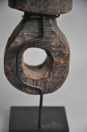 Old shaman ghurra, churning rod holder, Nepal, 1st half 20th century