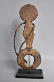 Very old ghurra, churning stick conductor, Nepal, ca 1900