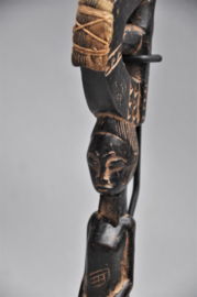 Old  drum beater, BAULE, Ivory Coast, 1940-50