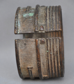 Ancient tribal bronze bracelet, Ghan, Burkina Faso, 1st half 20th century