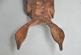 Zeldzame Fer Noir IJzeren Schorpioen - Ewe/Fon Tribale Kunst