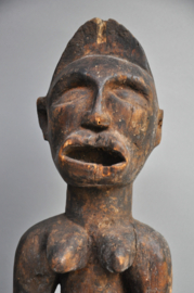 Large poignant fetish protection statue, FON, Benin, ca 1970