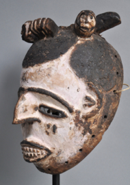 Tribally used face mask, IGBO, Nigeria, 1970-80