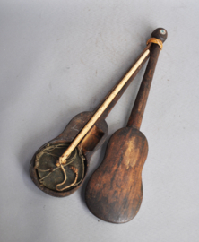 Older set for weighing opium, India, mid 20th century