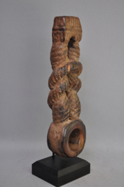 GREAT! Very old ghurra, churning stick, Nepal, 1890-1910