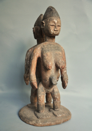 Special Igbo Altar Statue: Fertility Figure with Unique Duality