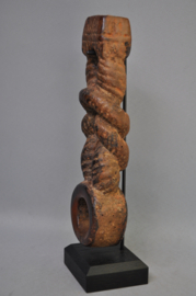 GREAT! Very old ghurra, churning stick, Nepal, 1890-1910