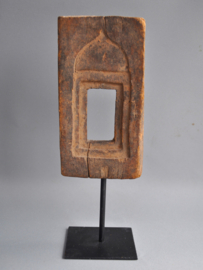 Wooden home altar on metal stand, Rajastan, India, ca 1960