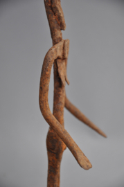 Female fer noir statue, Bambara, Mali, mid 20th century