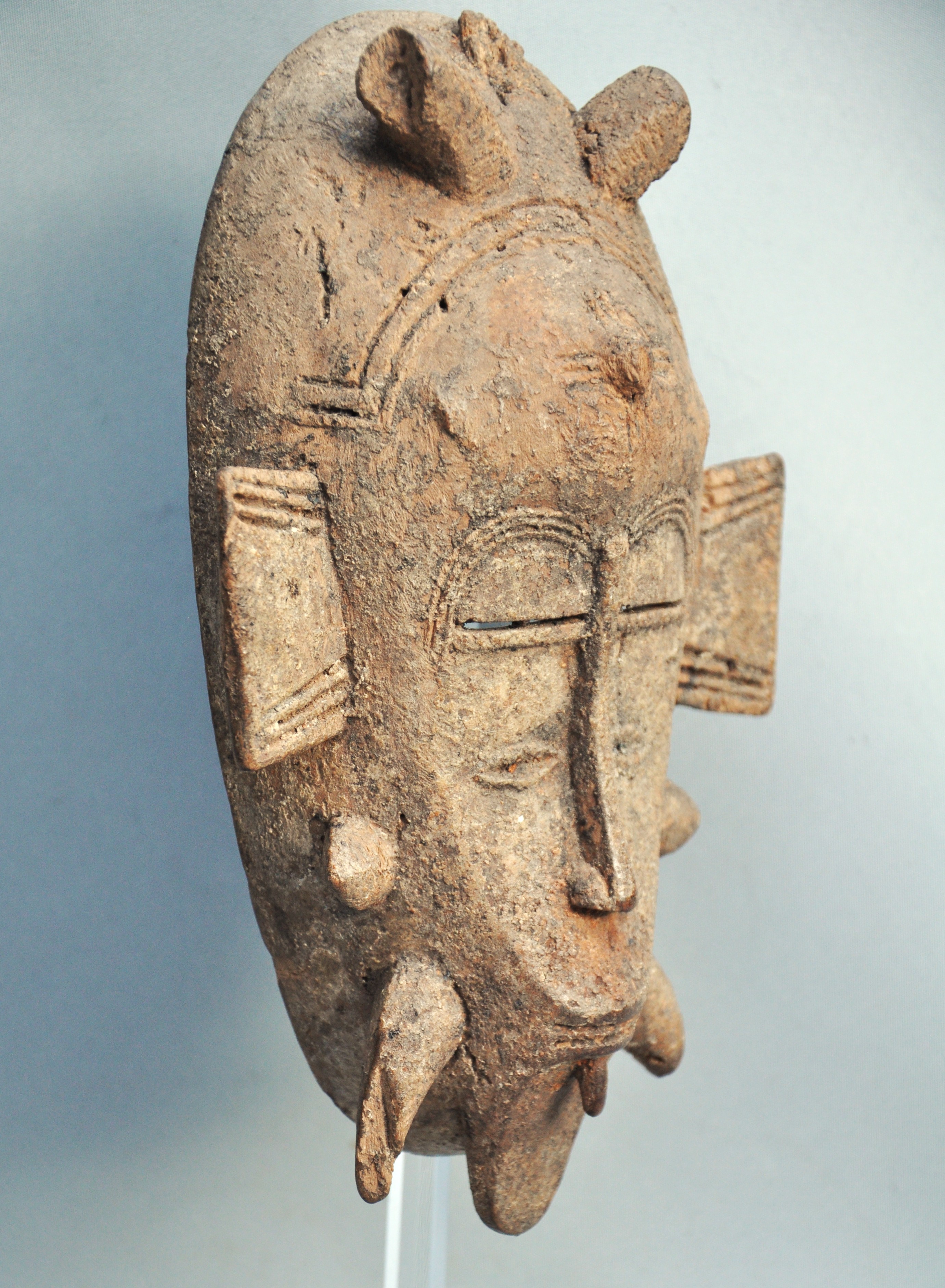 Verfijnd Kpelie masker van de Senoufo uit de Ivoorkust, 1960-70