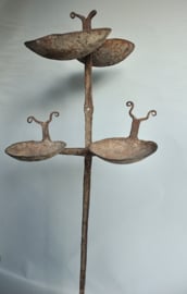 Dogon oil lamp from Mali, early 20th century - hand-forged ritual object