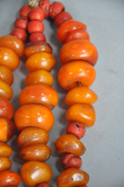 Tibetan Dzi & Copal Necklace - Power & Protection