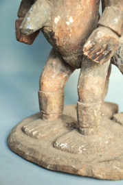 Special Igbo Altar Statue: Fertility Figure with Unique Duality