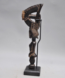 Old  drum beater, BAULE, Ivory Coast, 1940-50