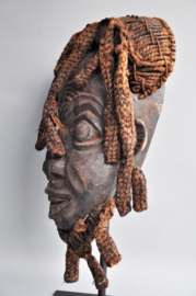 Expressive face mask, BAMILEKE, Cameroon, ca 1970